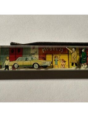 I Love New York Floaty Pen Yellow Taxi Cab Moves by Wax Museum Souvenir Vintage